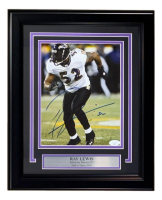 Ray Lewis Signed Ravens Custom Framed Photo (JSA) at PristineAuction.com