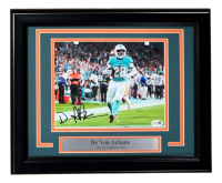 De'Von Achane Signed Dolphins Custom Framed Photo (JSA) at PristineAuction.com