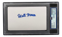 Wellington Mara Signed 3x5 Index Card (PSA) at PristineAuction.com