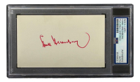 Hank Greenberg Signed 3x5 Index Card (PSA) at PristineAuction.com
