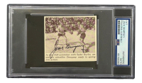 Jack Dempsey Signed Cut (PSA) at PristineAuction.com