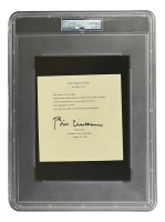 Bill Clinton Signed Replica White House Letter (PSA) at PristineAuction.com