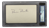 Robin Roberts Signed 3x5 Index Card (PSA) at PristineAuction.com