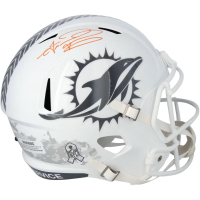 Tua Tagovailoa Signed Dolphins Full-Size Salute To Service Alternate Speed Helmet (Fanatics) at PristineAuction.com