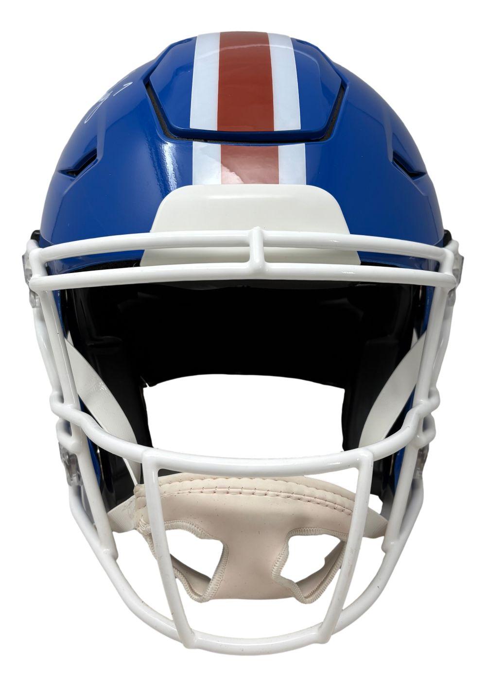 John Elway Signed Broncos Full-Size Authentic On-Field Throwback Alternate Speedflex Helmet (Beckett) at PristineAuction.com John Elway Signed Broncos Full-Size Authentic On-Field Throwback Alternate Speedflex Helmet (Beckett) at PristineAuction.com