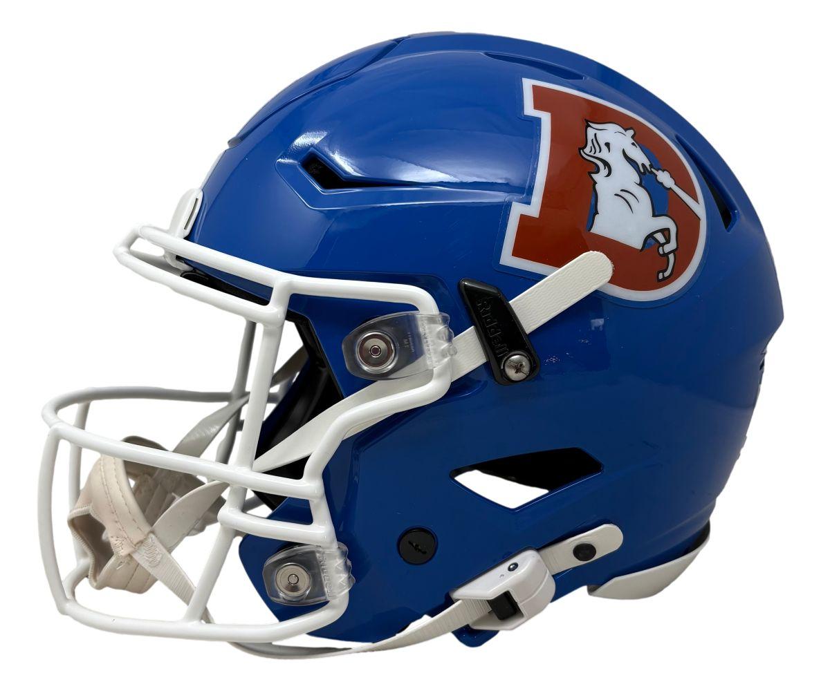 John Elway Signed Broncos Full-Size Authentic On-Field Throwback Alternate Speedflex Helmet (Beckett) at PristineAuction.com John Elway Signed Broncos Full-Size Authentic On-Field Throwback Alternate Speedflex Helmet (Beckett) at PristineAuction.com