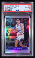 John Stockton 1999-00 Topps Chrome Refractors #25 (PSA 8) at PristineAuction.com