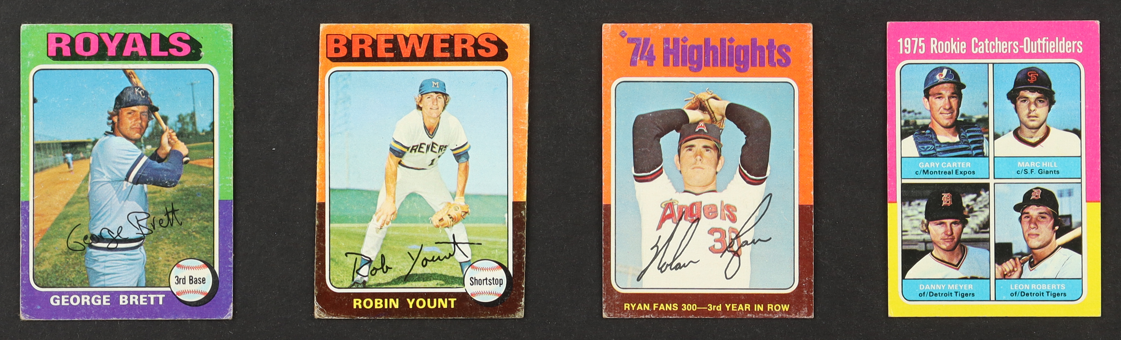 1975 Topps Baseball Complete Set of (660) Cards With Nolan Ryan #5, George Brett #228, Gary Carter / Marc Hill, Danny Meyers / Leon Roberts #620 at PristineAuction.com 1975 Topps Baseball Complete Set of (660) Cards With Nolan Ryan #5, George Brett #228, Gary Carter / Marc Hill, Danny Meyers / Leon Roberts #620 at PristineAuction.com