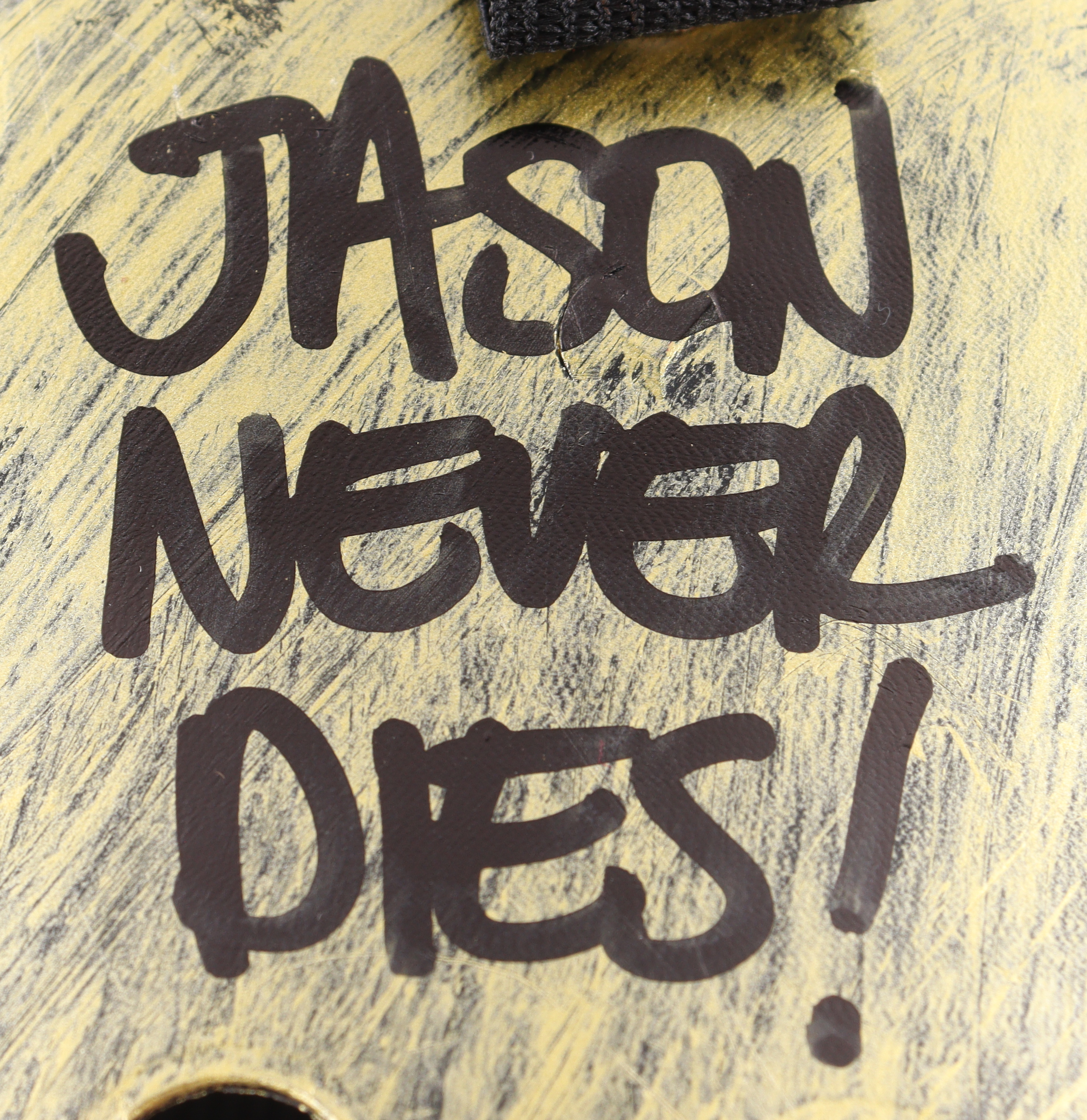 Ari Lehman Signed "Friday the 13th" Mask Inscribed "Jason Never Dies!" & "Jason 1" (JSA) at PristineAuction.com Ari Lehman Signed "Friday the 13th" Mask Inscribed "Jason Never Dies!" & "Jason 1" (JSA) at PristineAuction.com