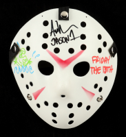 Ari Lehman Signed "Friday the 13th" Mask Inscribed "Jason 1" & "Friday The 13th" With Sketch (Beckett) at PristineAuction.com
