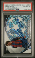 Lionel Messi Signed 2023-24 Topps Chrome UEFA Club Competitions Starball Debuts #SD10 (PSA) at PristineAuction.com