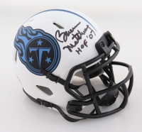 Bruce Matthews Signed Titans Lunar Eclipse Alternate Speed Mini Helmet Inscribed 'HOF '07" (JSA) at PristineAuction.com
