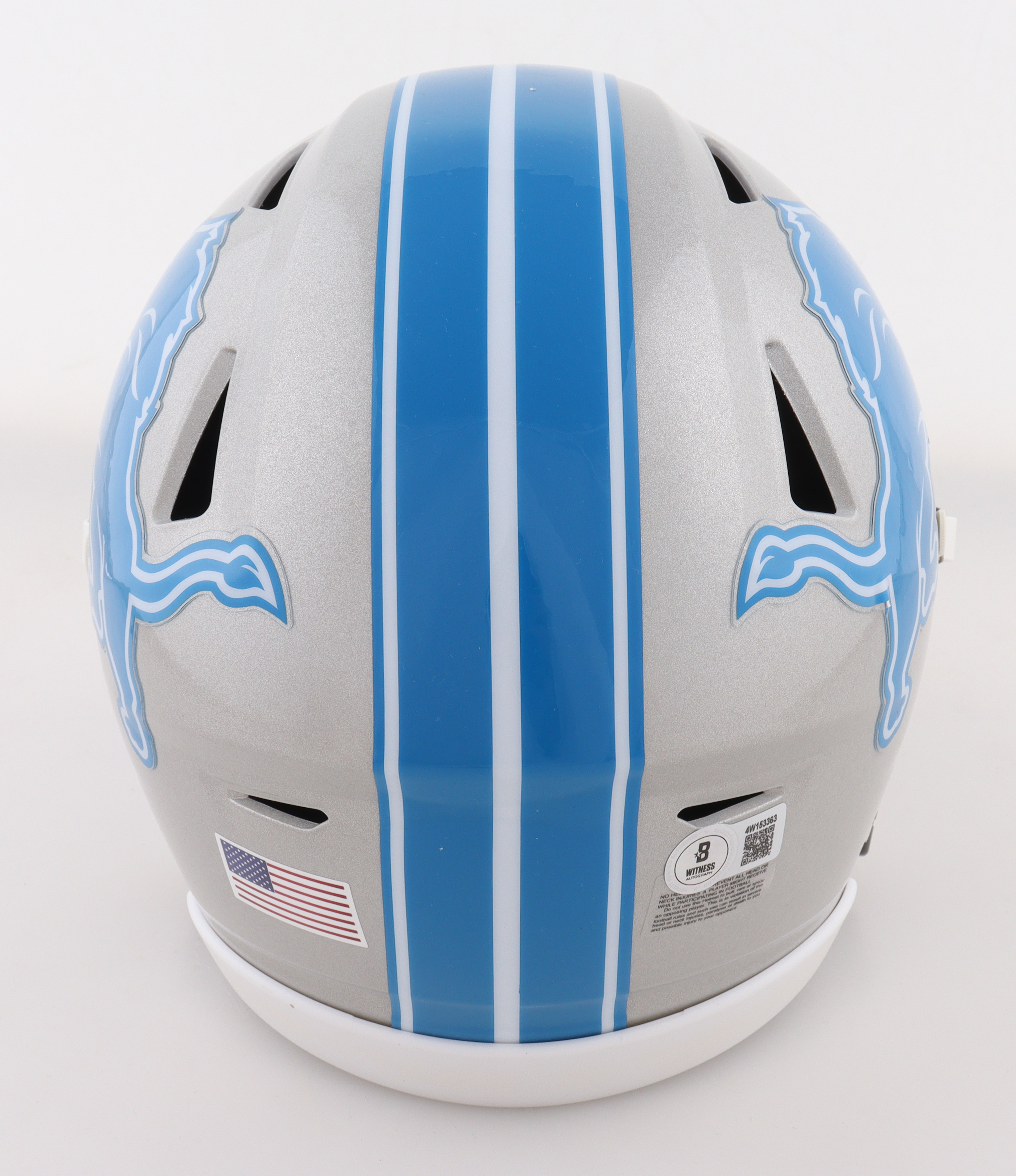 David Montgomery Signed Lions Mid-Size SpeedFlex Helmet With Visor (Beckett) at PristineAuction.com David Montgomery Signed Lions Mid-Size SpeedFlex Helmet With Visor (Beckett) at PristineAuction.com