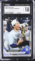 Yoshinobu Yamamoto 2025 Topps Now #926 (CGC 10) at PristineAuction.com