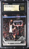 Victor Wembanyama 2025-26 Topps Now #49 (CGC 10 | Pristine Black Label) at PristineAuction.com