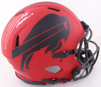 Josh Allen Signed Bills Full-Size Authentic On-Field Rave Alternate Speed Helmet (Beckett) at PristineAuction.com