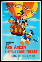 Walt Disney "Donald Duck, Pluto and the Knatters on Adventure" Original Finnish Movie Poster at PristineAuction.com