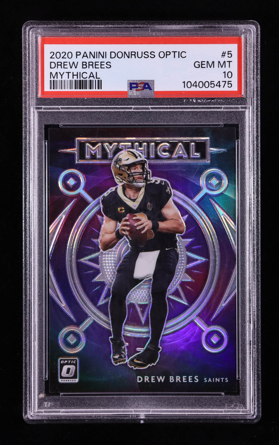 Drew Brees 2020 Donruss Optic Mythical #5 (PSA 10) at PristineAuction.com Drew Brees 2020 Donruss Optic Mythical #5 (PSA 10) at PristineAuction.com