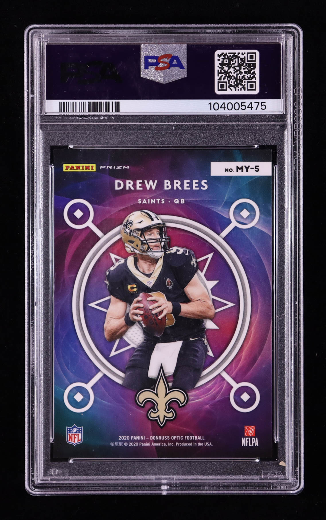 Drew Brees 2020 Donruss Optic Mythical #5 (PSA 10) at PristineAuction.com Drew Brees 2020 Donruss Optic Mythical #5 (PSA 10) at PristineAuction.com