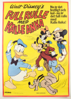 Walt Disney Donald Duck Original Swedish Movie Poster at PristineAuction.com