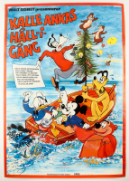 Walt Disney "Donald Duck Frantic Antics" Original Swedish Movie Poster at PristineAuction.com