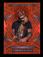 Jayson Tatum 2024-25 Panini Obsidian Electric Etch Orange Flood #189 #56/125 at PristineAuction.com