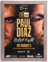 Jake Paul Signed Custom Framed Photo Display (JSA) at PristineAuction.com