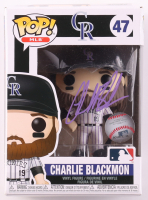 Charlie Blackmon Signed Rockies #47 Funko! Pop Figure (JSA) at PristineAuction.com