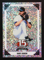 Randy Johnson 2025 Leaf 15th Anniversary Silver Sparkle #91B136 #1/15 at PristineAuction.com