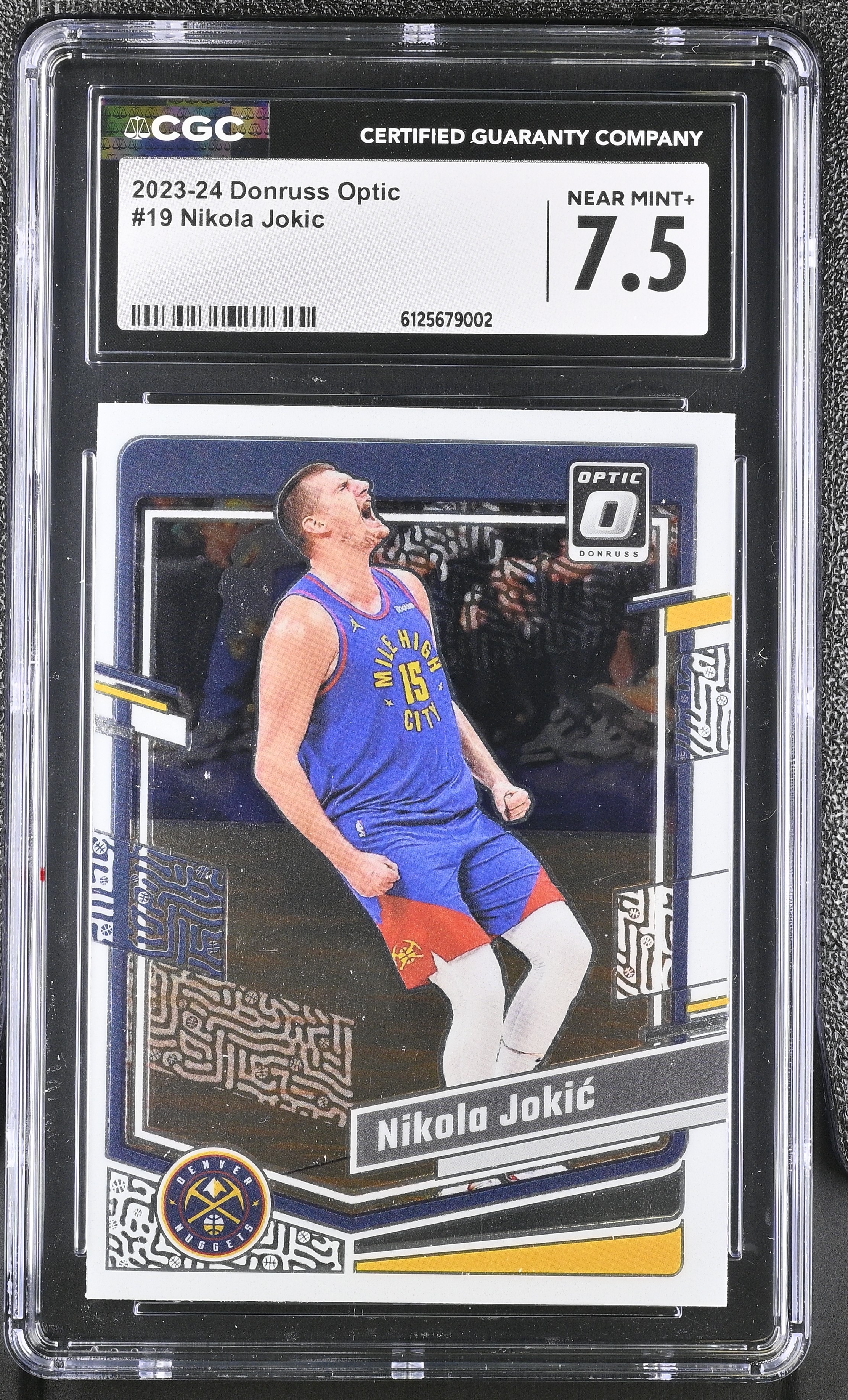 Nikola Jokic 2023-24 Donruss Optic #19 (CGC 7.5) at PristineAuction.com Nikola Jokic 2023-24 Donruss Optic #19 (CGC 7.5) at PristineAuction.com