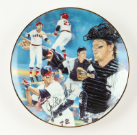 Carlton Fisk "7227" LE Red Sox 1992 Ceramic Plate (Gartlan) at PristineAuction.com