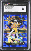 Anthony Davis 2023-24 Select Prizms Blue Cracked Ice #20 (CGC 8) at PristineAuction.com