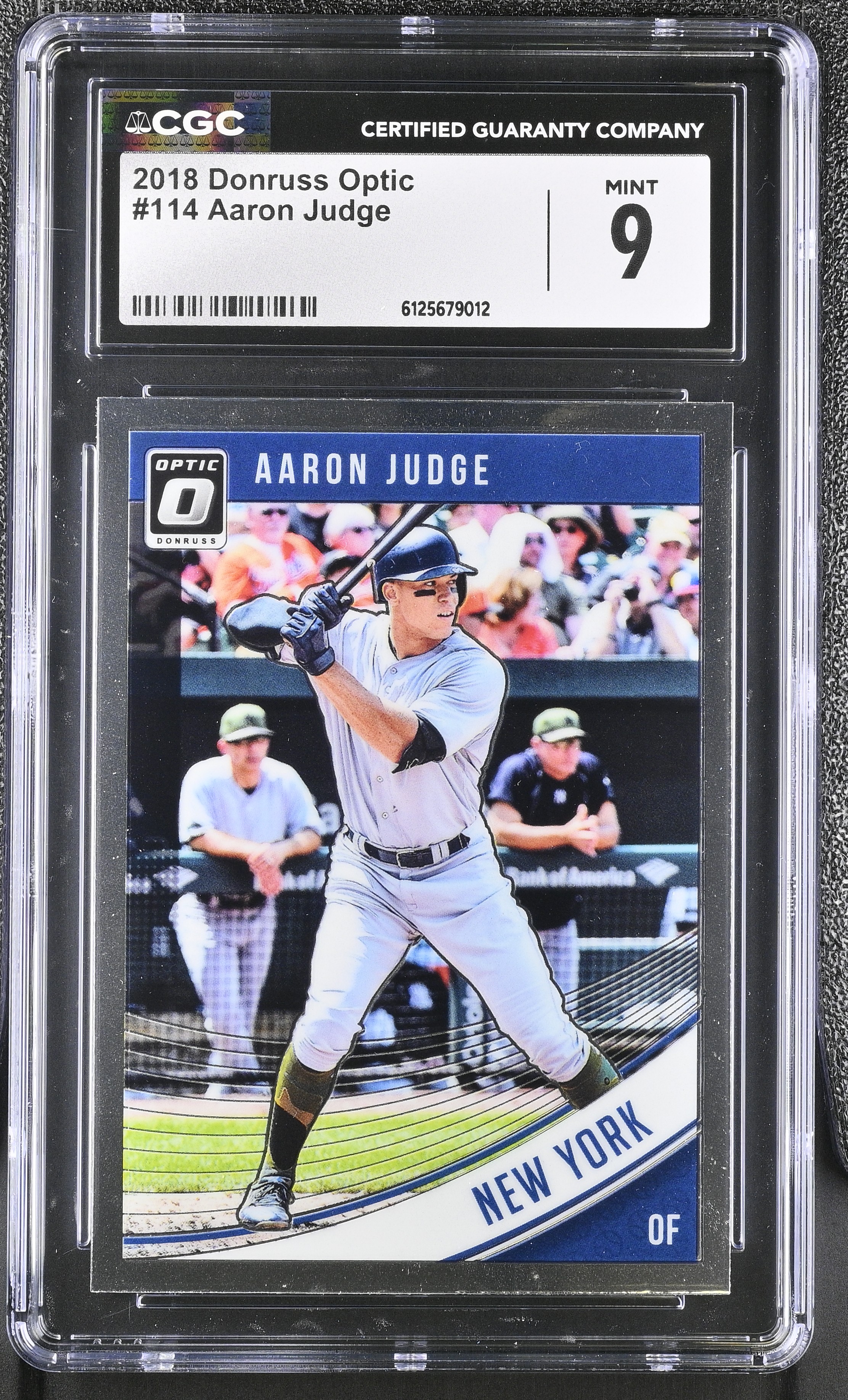 Aaron Judge 2018 Donruss Optic #114 (CGC 9) at PristineAuction.com Aaron Judge 2018 Donruss Optic #114 (CGC 9) at PristineAuction.com