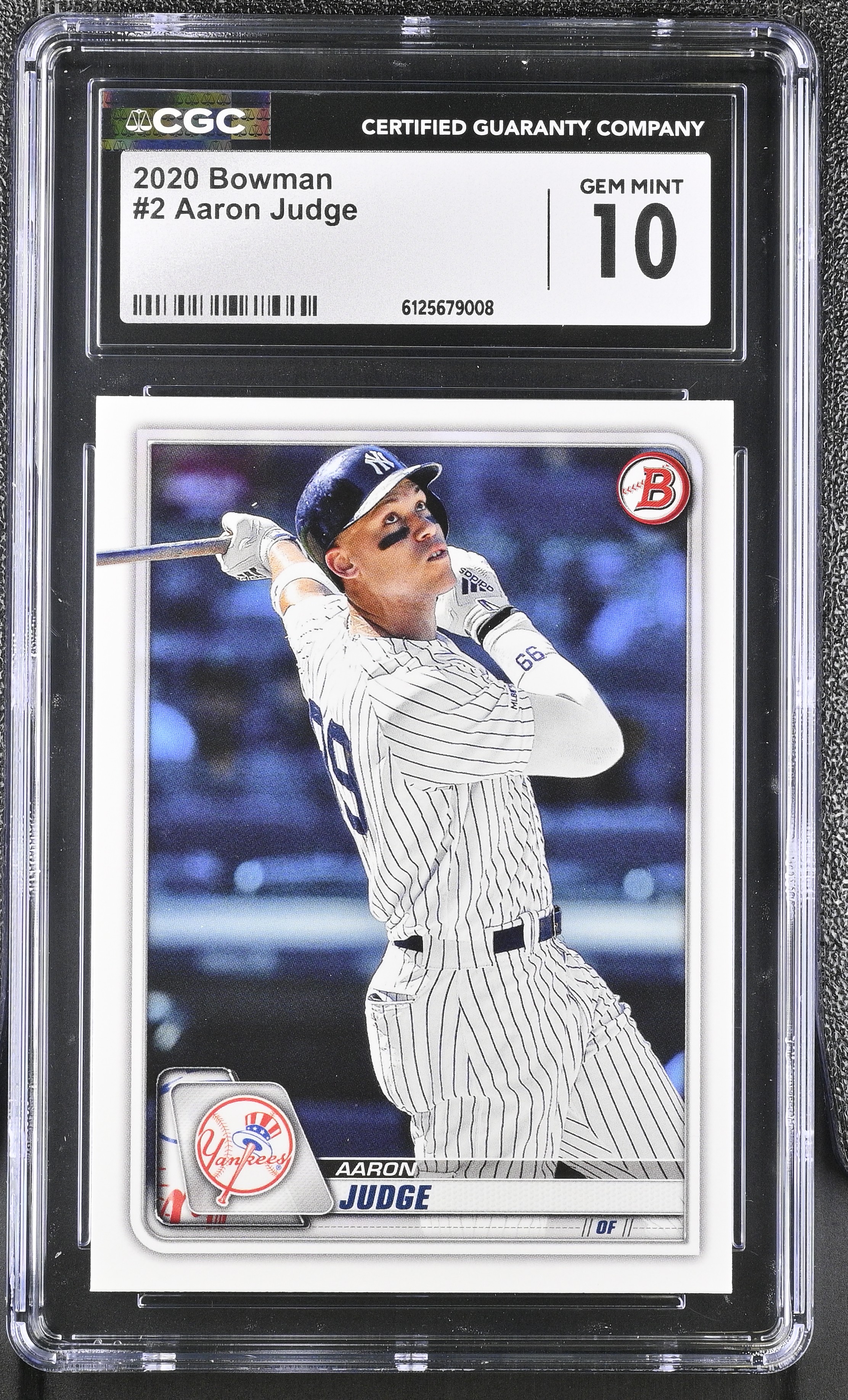 Aaron Judge 2020 Bowman #2 (CGC 10) at PristineAuction.com Aaron Judge 2020 Bowman #2 (CGC 10) at PristineAuction.com