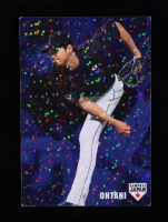 Shohei Ohtani 2016 Calbee Samurai Japan Blue Sparkle #SJ07 RC at PristineAuction.com