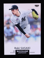 Roki Sasaki 2024 BBM Icons Generations #22 RC at PristineAuction.com