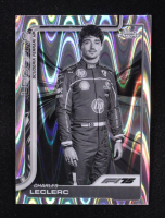 Charles Leclerc 2025 Topps Chrome Formula 1 Black and White Ray Wave Refractors #3 at PristineAuction.com