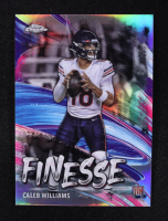 Caleb Williams 2024 Topps Chrome Finesse Refractors #F1 RC at PristineAuction.com