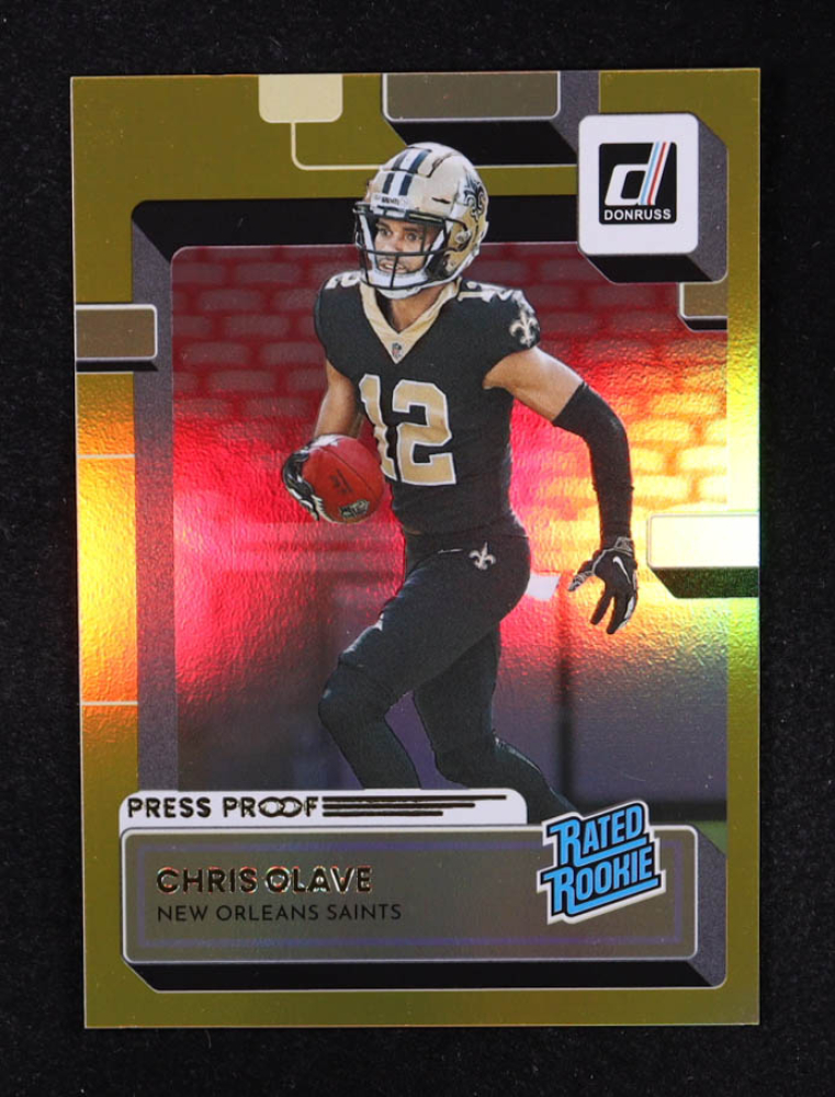 Chris Olave 2022 Donruss Press Proof Premium #309 RR RC