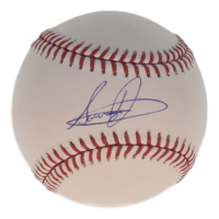 Seranthony Dom&iacute;nguez Signed OML Baseball (MLB) at PristineAuction.com