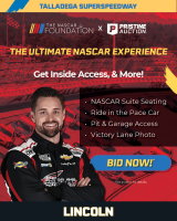EXCLUSIVE Talladega Superspeedway EVIP Experience for 2 at PristineAuction.com