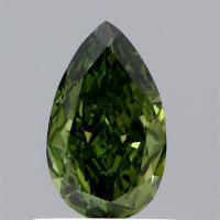 .55 Carats Lab Grown FANCY VIVID GREEN Diamond Loose VS1 | IGI Cert at PristineAuction.com