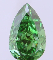 .57 Carats Lab Grown FANCY VIVID GREEN Diamond Loose VS1 | IGI Cert at PristineAuction.com