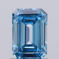 .96 Carats Lab Grown FANCY VIVID BLUE Diamond Loose VS1 | IGI Cert at PristineAuction.com
