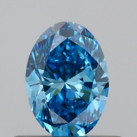 .50 Carats Lab Grown FANCY VIVID BLUE Diamond Loose VS2 | IGI Cert at PristineAuction.com