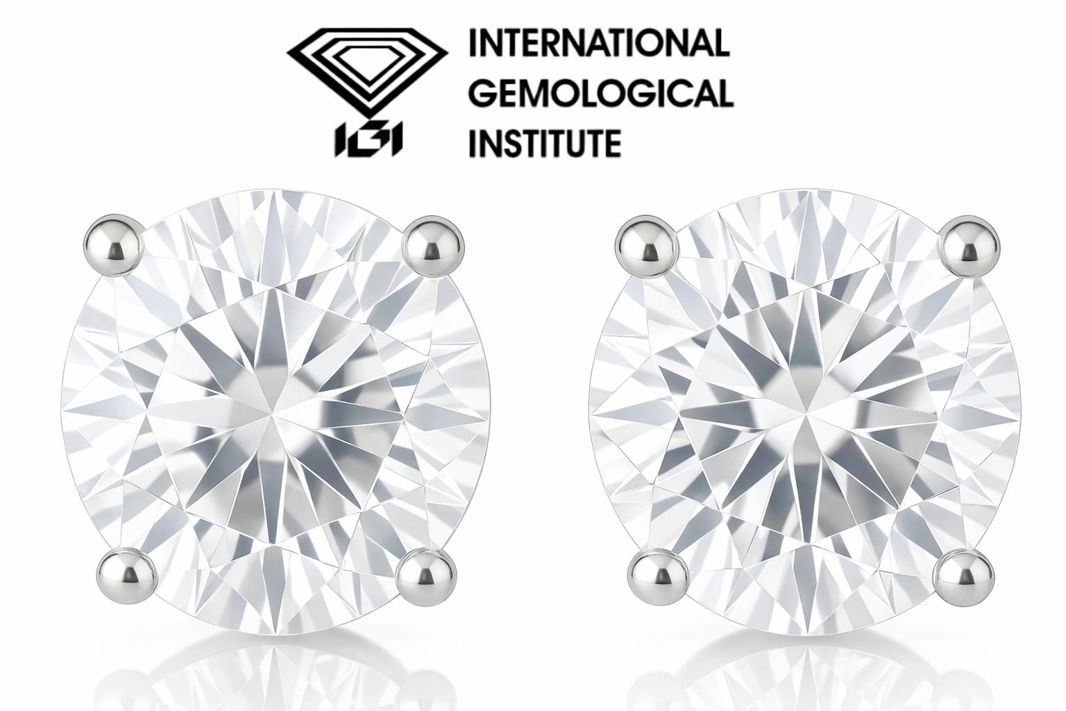 14kt GOLD 7.31 Carats Lab Grown Diamond Stud Earrings G, VS1 | $11,500 Estimated Retail Value (UGL & IGI Certs) | Round Ideal Cut| Brand New at PristineAuction.com 14kt GOLD 7.31 Carats Lab Grown Diamond Stud Earrings G, VS1 | $11,500 Estimated Retail Value (UGL & IGI Certs) | Round Ideal Cut| Brand New at PristineAuction.com