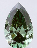 1.00 Carats Lab Grown FANCY DEEP GREEN Diamond Loose VS1 | IGI Cert at PristineAuction.com