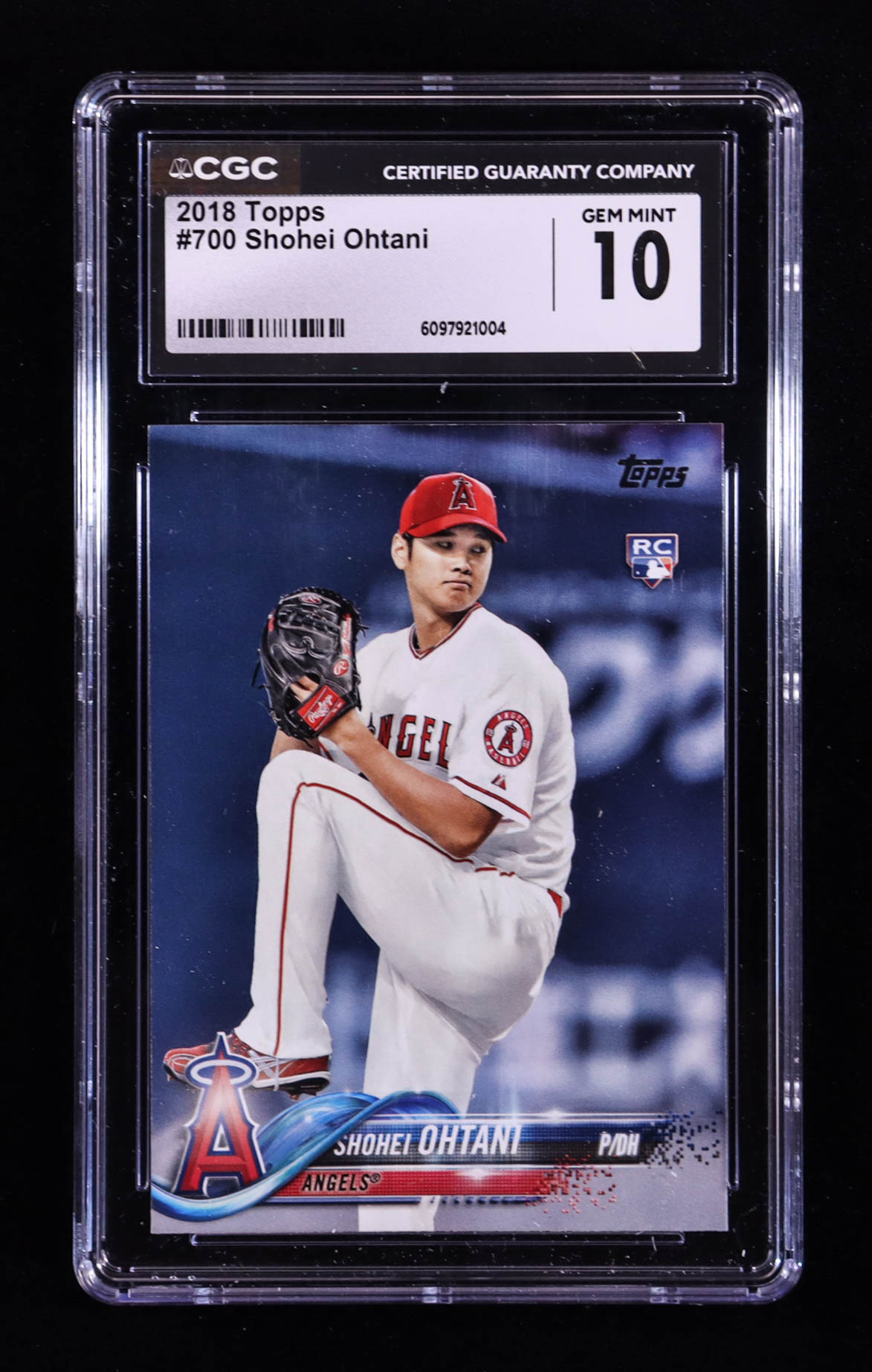 Shohei Ohtani 2018 Topps #700 RC (CGC 10) at PristineAuction.com Shohei Ohtani 2018 Topps #700 RC (CGC 10) at PristineAuction.com