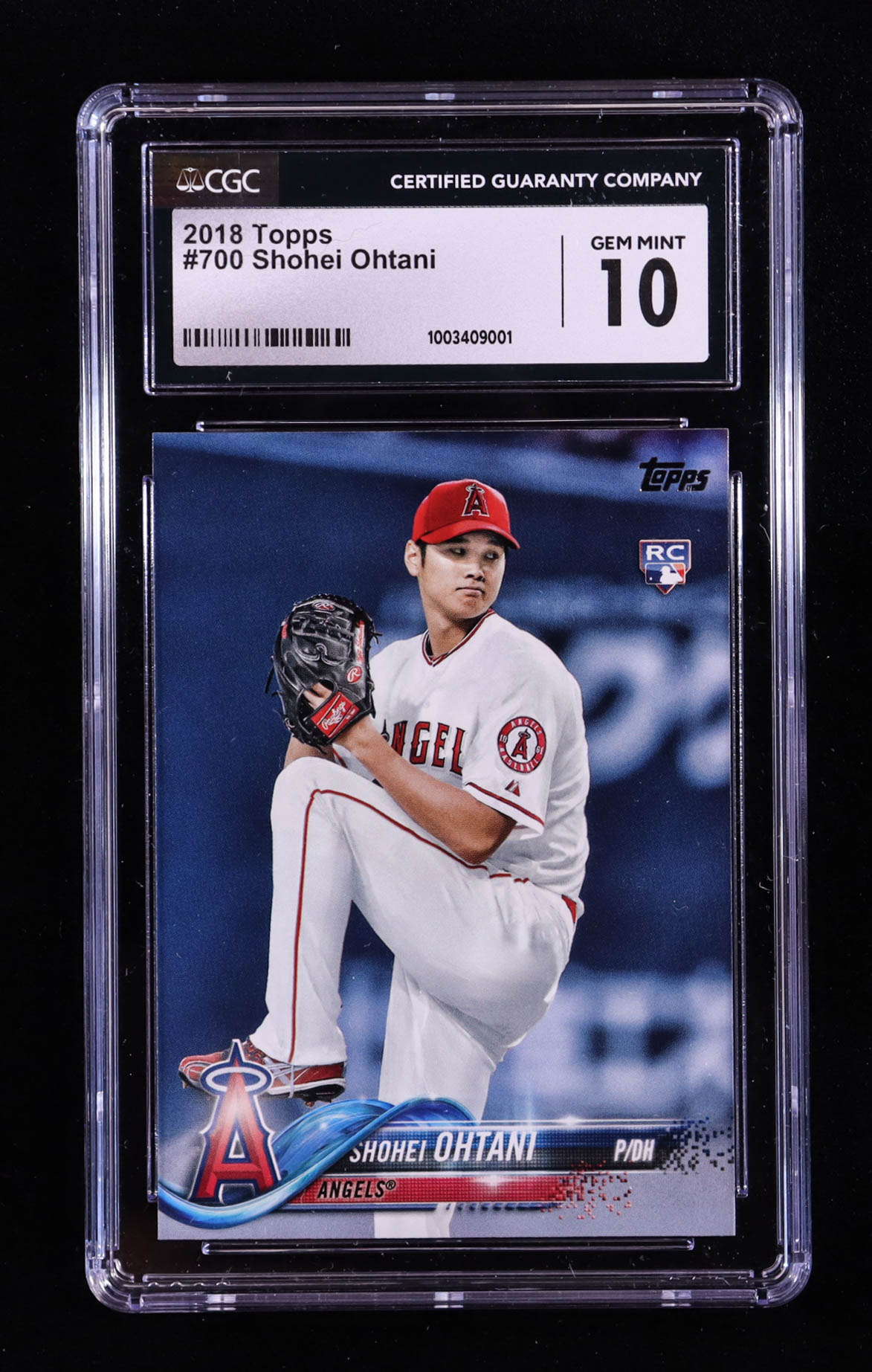 Shohei Ohtani 2018 Topps #700 RC (CGC 10) at PristineAuction.com Shohei Ohtani 2018 Topps #700 RC (CGC 10) at PristineAuction.com