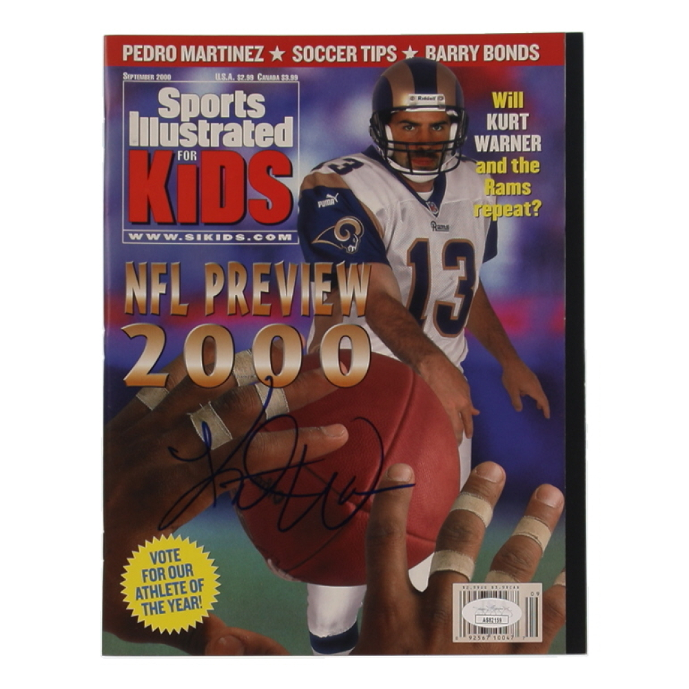 Kurt Warner Signed 2000 Sports Illustrated for Kids Magazine (JSA) at PristineAuction.com